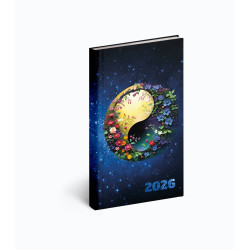 Zsebnaptár álló Picture, fehér lapokkal akvarell Realsystem 2027.