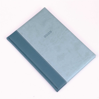 Határidőnapló Linett B/5, heti fehér lapokkal kék-türkiz Realsystem 2026.