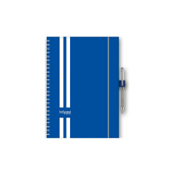 Határidőnapló InSpiral A5 heti, fehér lapokkal GT kék-fehér Dayliner 2026.