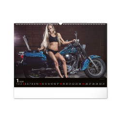 Falinaptár képes  480×330mm Girls & Bikes  Realsystem 2026.