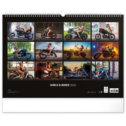 Falinaptár képes  480×330mm Girls & Bikes  Realsystem 2027.