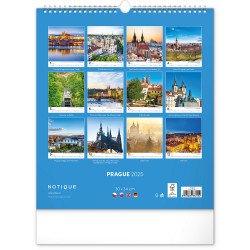 Falinaptár képes  300x340mm Prague Realsystem 2026.
