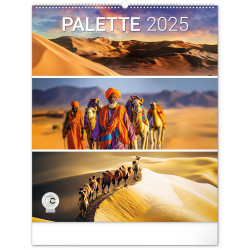Falinaptár képes  480×560mm Palette Realsystem 2026. Falinaptár Realsystem