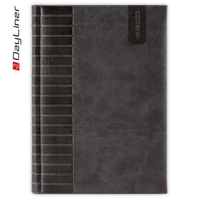 Tárgyalási napló Tucson B5 napló, fehér lapokkal fekete Dayliner 2026.
