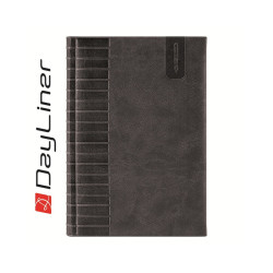 Tárgyalási napló Tucson B5 napló, fehér lapokkal fekete Dayliner 2026.