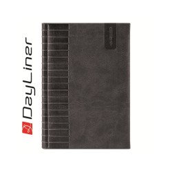 Tárgyalási napló Tucson B5 napló, fehér lapokkal fekete Dayliner 2026.