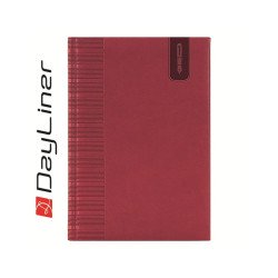 Tárgyalási napló Tucson B5 napló, fehér lapokkal piros Dayliner 2026.