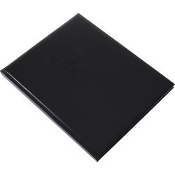 Határidőnapló Standard A/4S, heti fehér lapokkal fekete Realsystem 2027.