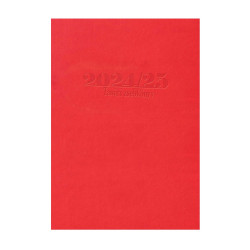 Tanári határidőnapló A5, műbőr 150mmx210mm, fehér lapokkal piros 2026/2027 Realsystem Író- irodaszer, papíráru Realsystem