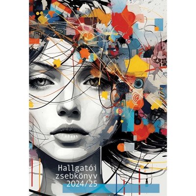 Hallgatói zsebkönyv A5, 145mmx205mm, fehér lapokkal face 2025/2026 Realsystem