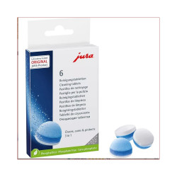 Tisztítótabletta kávéfőzőhöz Jura 6 db/doboz Iroda üzemeltetés, munkavédelem Jura