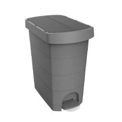 Szemeteskuka pedálos műanyag 60 literes Pelikán Slim eco antracit színű antracit tetővel Író- irodaszer, papíráru Alpha