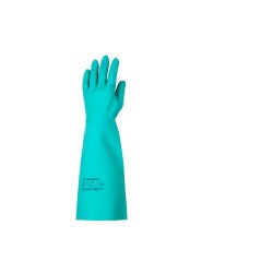 Gumikesztyű vegyszerálló 10-es méret 45 cm hosszú Nitril zöld_Coverguard Gumikesztyű Egyéb