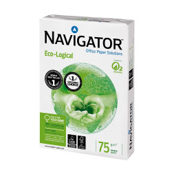 Másolópapír A4, 75g, Navigator Eco-Logical, CIE 169 fehérség, prémium minőség, 500ív/csomag Író- irodaszer, papíráru Navigator