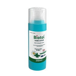 Kéz- és bőrfertőtlenítő 250 ml., 70% alkoholtartalmú, B5 provitaminnal, Biotol Iroda üzemeltetés, munkavédelem Biotol