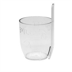 Írószertartó pohár műanyag, kerek Pilot átlátszó Író- irodaszer, papíráru Pilot