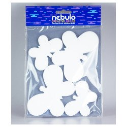 Hungarocell dekoráció, pillangók, 4 db/csomag, 15x25 cm, Nebulo Író- irodaszer, papíráru Nebulo