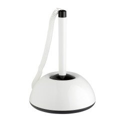 Ügyféltoll, 0,8 mm, fehér-fekete tolltest, ICO Lux kék Író- irodaszer, papíráru Ico