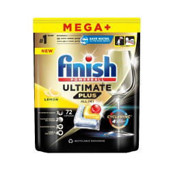 Mosogatógép tabletta 72 db/doboz Finish Ultimate Plus All in 1 Lemon Gépi mosogatás Finish