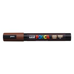 Dekormarker 1,8-2,5mm, Uni Posca PC-5M barna Dekormarker Uni