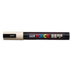 Dekormarker 1,8-2,5mm, Uni Posca PC-5M bézs Dekormarker Uni