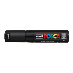 Dekormarker 8mm, Uni Posca PC-8K fekete Dekormarker Uni