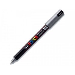 Dekormarker 0,7-1mm, Uni Posca PC-1M ezüst