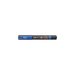 Dekormarker 0,7-1mm, Uni Posca PC-1M kék Dekormarker Uni