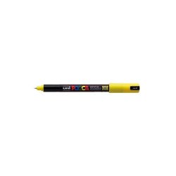 Dekormarker 0,7-1mm, Uni Posca PC-1M sárga Dekormarker Uni