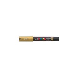 Dekormarker 0,7-1mm, Uni Posca PC-1M arany Dekormarker Uni