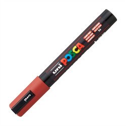 Dekormarker 1,8-2,5mm, Uni Posca PC-5M rubint piros Dekormarker Uni