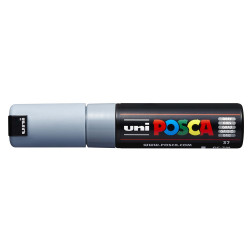 Dekormarker 4,5-5,5mm, Uni Posca PC-7M szürke Dekormarker Uni