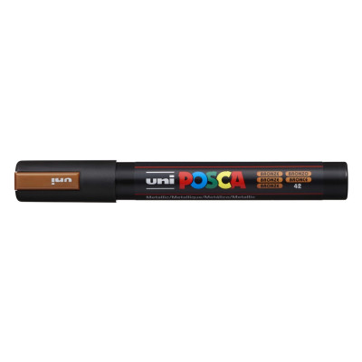 Dekormarker 1,8-2,5mm, Uni Posca PC-5M bronz