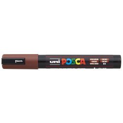 Dekormarker 1,8-2,5mm, Uni Posca PC-5M kakaó Dekormarker Uni