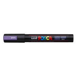 Dekormarker 1,8-2,5mm, Uni Posca PC-5M metál lila Dekormarker Uni