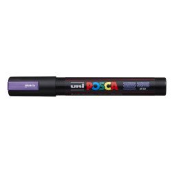 Dekormarker 1,8-2,5mm, Uni Posca PC-5M metál lila Dekormarker Uni
