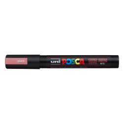 Dekormarker 1,8-2,5mm, Uni Posca PC-5M metál piros Dekormarker Uni