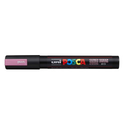 Dekormarker 1,8-2,5mm, Uni Posca PC-5M metál rózsaszín Dekormarker Uni
