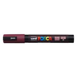 Dekormarker 1,8-2,5mm, Uni Posca PC-5M vörösbor Dekormarker Uni
