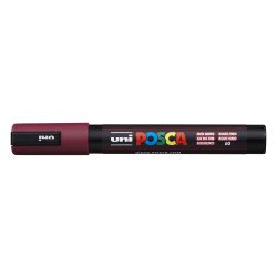 Dekormarker 1,8-2,5mm, Uni Posca PC-5M vörösbor Dekormarker Uni