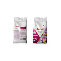 Mosópor 5 kg (65 mosás) zsákos színes ruhákhoz Acitve Iroda üzemeltetés, munkavédelem Egyéb
