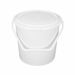 Vödör 5 literes műanyag rápattanófedeles Iroda üzemeltetés, munkavédelem Il-pe