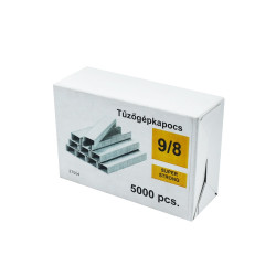 Tűzőkapocs 9/8 horganyzott SuperStrong 5000 kapocs Irodatechnika, kellékei Bluering