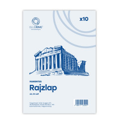 Rajzlap A4, famentes fóliázva Bluering® 10 ív/csomag, Író- irodaszer, papíráru Bluering