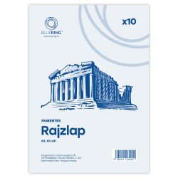 Rajzlap A3, famentes fóliázva Bluering® 10 ív/csomag, Író- irodaszer, papíráru Bluering