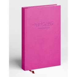 Tanári határidőnapló A5, műbőr 150mmx210mm, fehér lapokkal pink 2025/2026 Realsystem Író- irodaszer, papíráru Realsystem