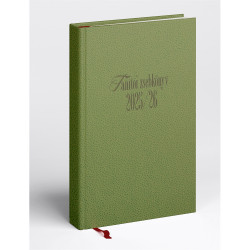 Tanítói zsebkönyv A5, műbőr 145mmx205mm, fehér lapokkal zöld 2026/2027 Realsystem Író- irodaszer, papíráru Realsystem