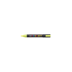 Dekormarker 1,8-2,5mm, Uni Posca PC-5M fluor sárga Dekormarker Uni