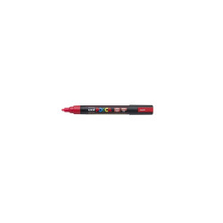 Dekormarker 1,8-2,5mm, Uni Posca PC-5M fluor piros Dekormarker Uni