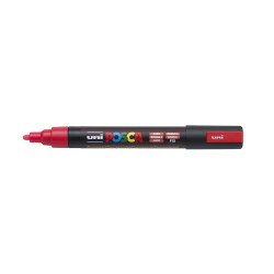 Dekormarker 1,8-2,5mm, Uni Posca PC-5M fluor piros